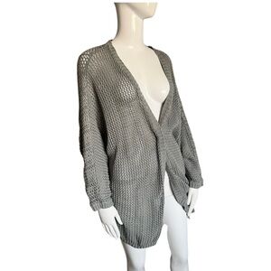 Kimchi Knit Cardigan grey.
